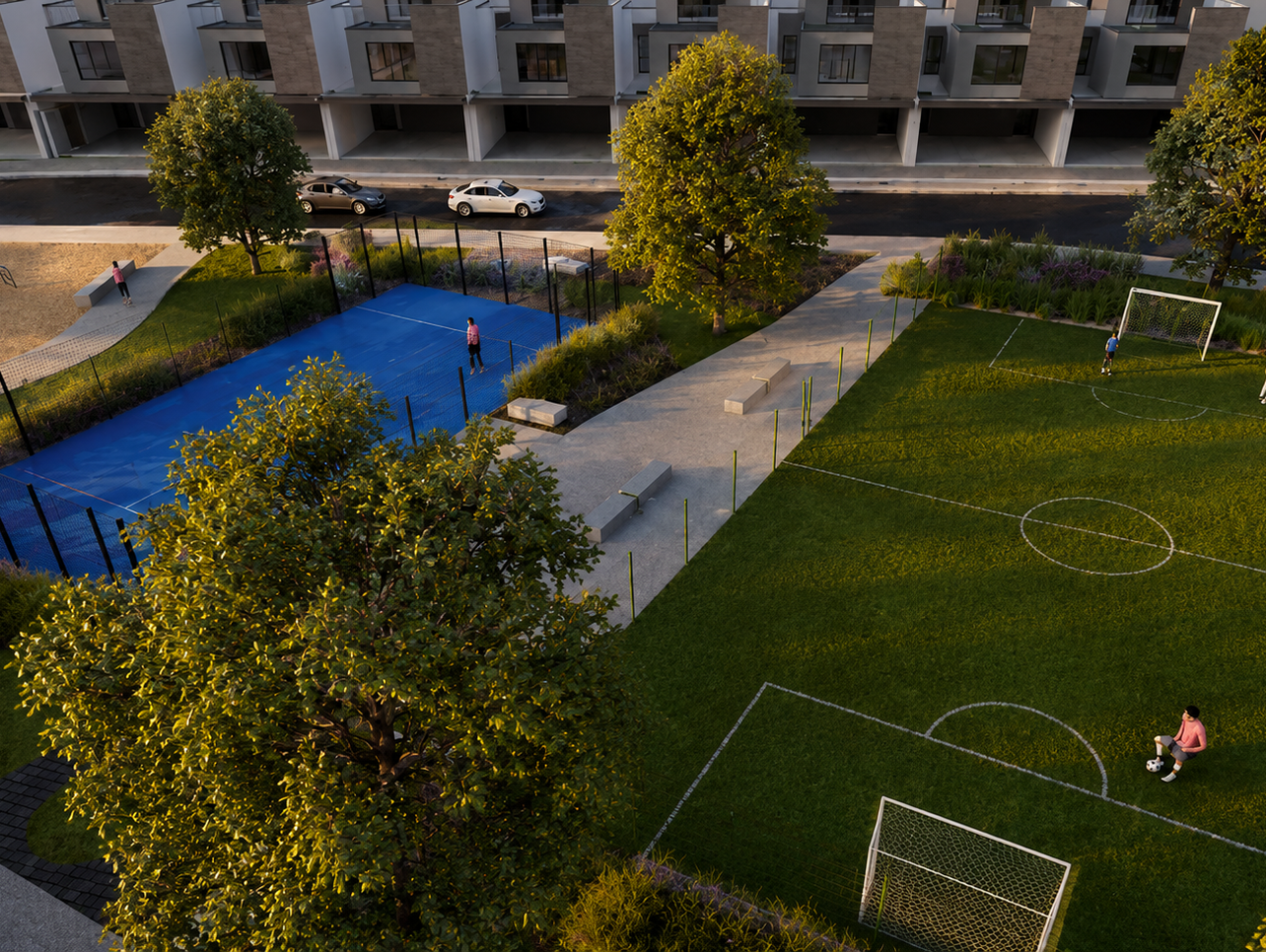 Cancha deportiva de Amira Monterrey